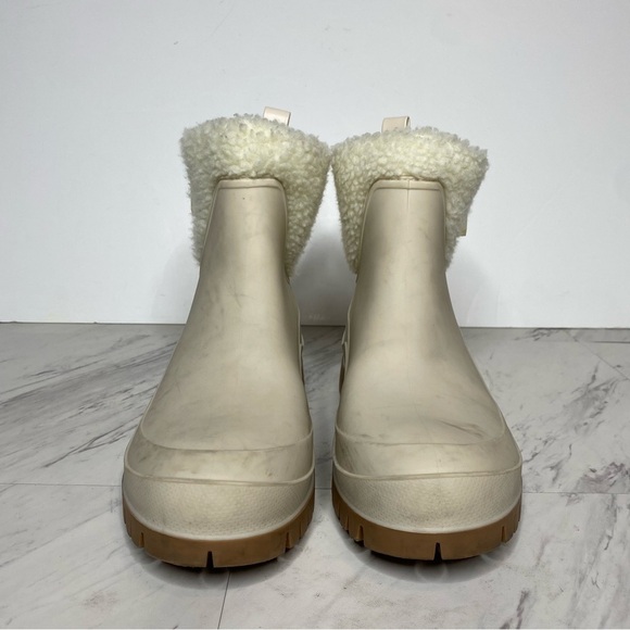 Sam Edelman Lenna Natural Ivory Rain Boot 10M - Picture 2 of 15
